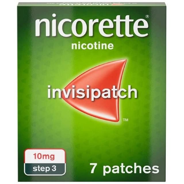 Nicorette Invisi 10mg Patch (7 Patches) Quit Smoking Aid Nicotine Patch 7 per pack