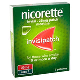 Nicorette Invisi Patch Step 1 25 mg 7 Patches (Stop Smoking Aid) 7 per pack