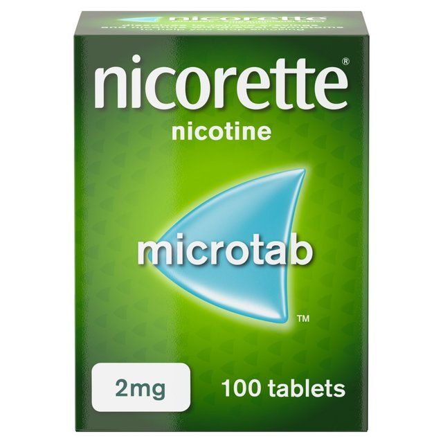 Nicorette Microtabs 2 mg100 tabs (Stop Smoking Aid) 100 per pack
