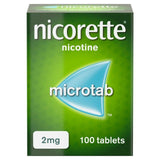 Nicorette Microtabs 2 mg100 tabs (Stop Smoking Aid) 100 per pack