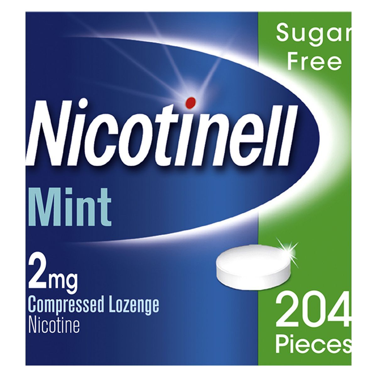 Nicotinell Lozenge Stop Smoking Aid 2 mg Mint 204 Pieces