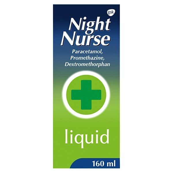 Night Nurse Cold & Flu Relief Liquid 160ml