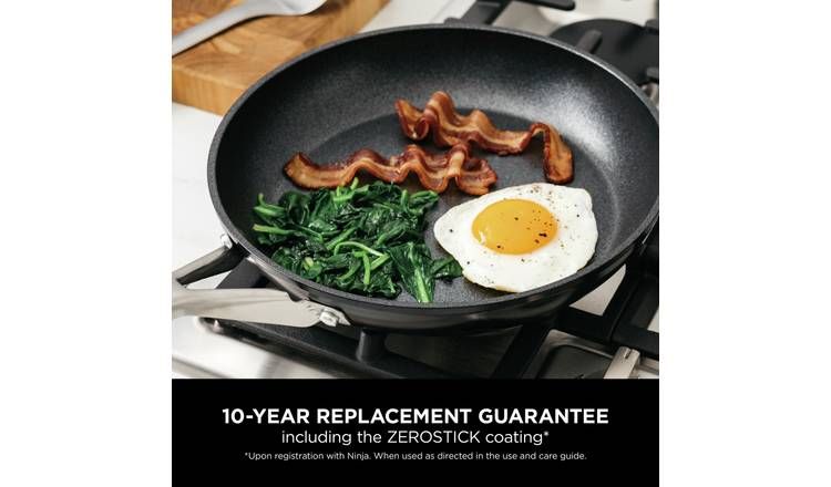Ninja Zerostick Essentials 3 Piece Aluminium Pan set - Black