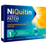 NiQuitin CQ 21mg Clear Patch Step 1 7 per pack