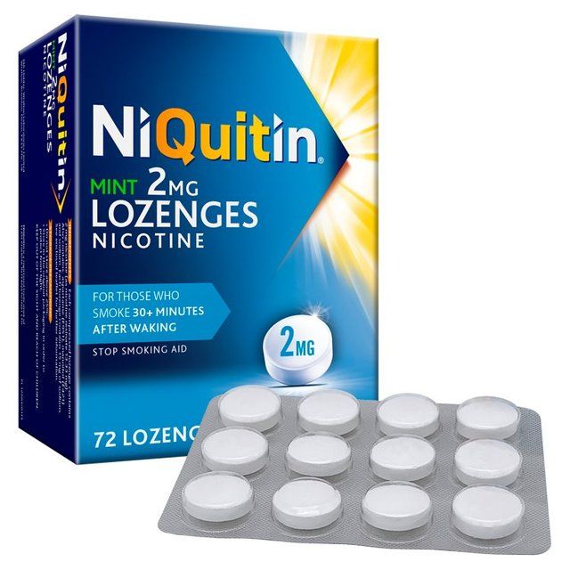 NiQuitin Mint 2mg Lozenges Nicotine 72 Lozenges 72 per pack