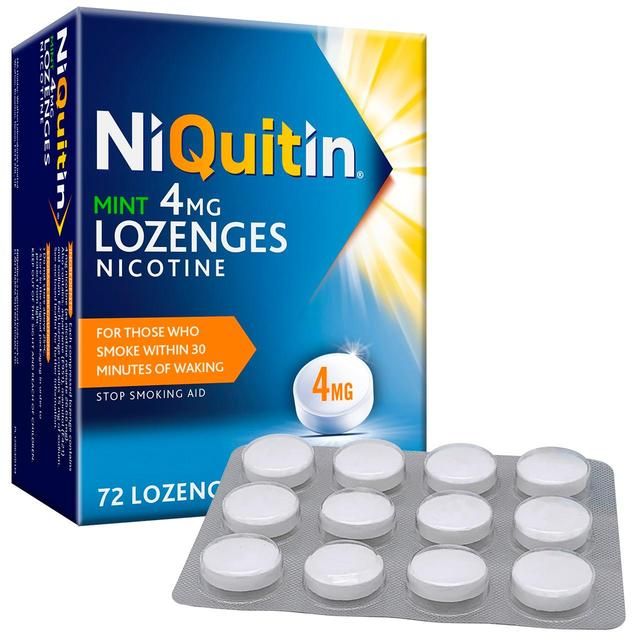 NiQuitin Mint 4mg Lozenges Nicotine 72 Lozenges 72 per pack