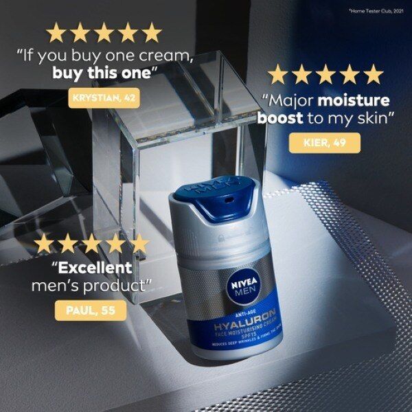 Nivea Anti-Age Face Moisturiser Hyaluronic Acid Spf 15 50ml