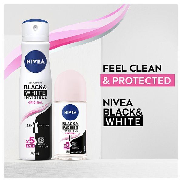 NIVEA Black & White Anti-Perspirant Deodorant Spray 250ml