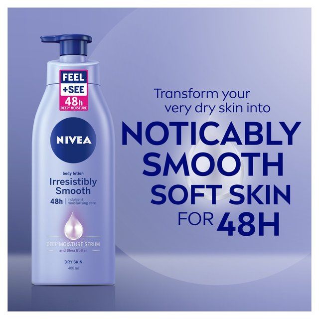 NIVEA Body Lotion for Dry Skin Irresistibly Smooth 400ml