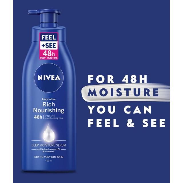 NIVEA Body Lotion for Dry Skin Rich Nourishing 400ml