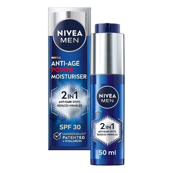 Nivea Men Anti-Age Power Moisturiser Spf30 50Ml