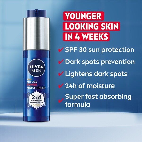 Nivea Men Anti-Age Power Moisturiser Spf30 50Ml