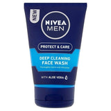 NIVEA MEN Deep Cleaning Face Wash Protect & Care, 100ml