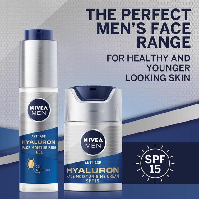 NIVEA MEN Hyaluron Anti-Age Face Moistursing Cream SPF15 50ml
