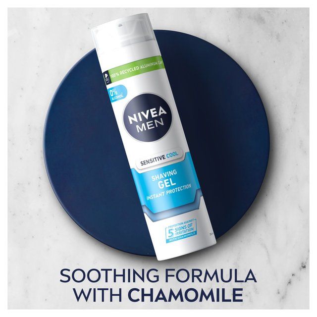 NIVEA MEN Sensitive Cooling Shaving Gel with 0 % Alcohol 200ml