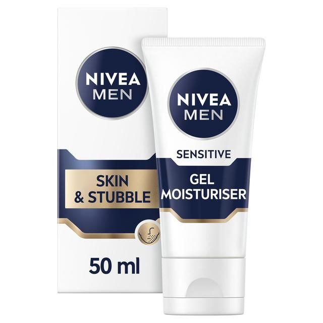 NIVEA MEN Sensitive Skin & Stubble Face Gel   50ml