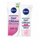 NIVEA Nourishing Day Cream Dry & Sensitive Skin SPF15 50ml