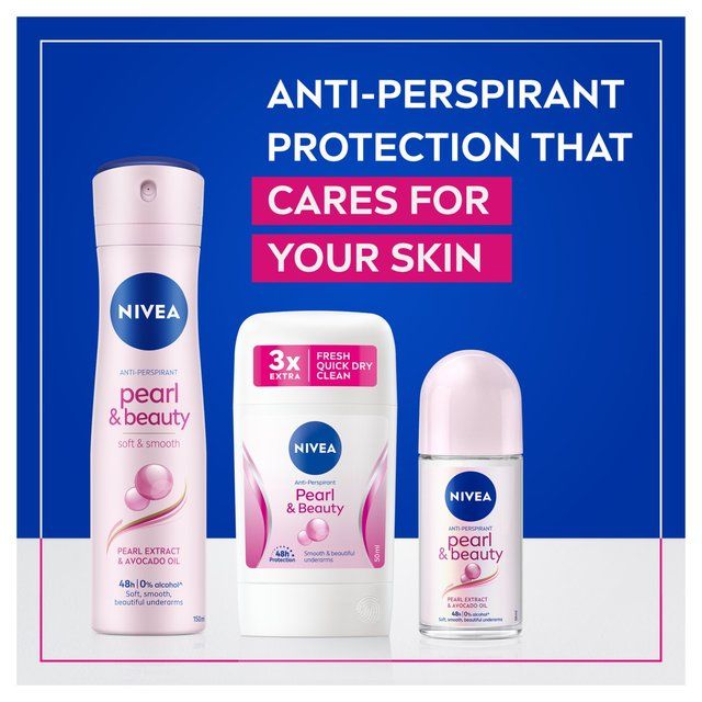 NIVEA Pearl & Beauty Anti-Perspirant Deodorant Stick 50ml