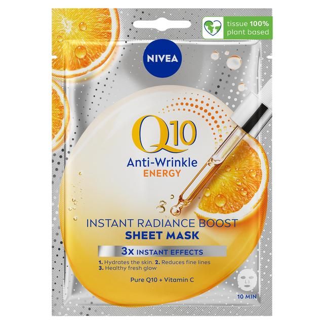 NIVEA Q10 Energy Anti-Wrinkle Face Sheet Mask 1 sheet
