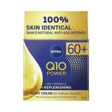Nivea Q10 Power Anti Wrinkle 60+ Night Cream Moisturiser 50ml