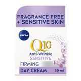 NIVEA Q10 Power Anti-Wrinkle Day Face Cream SPF15 for Sensitive Skin 50ml