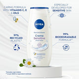 NIVEA Shower Cream Gel, Rich Moisture Sensitive, 250ml