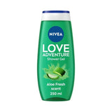 NIVEA Shower Gel LOVE Green Adventure Aloe Vera Body Wash 250ml