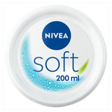 NIVEA Soft Moisturiser Cream for Face Hands & Body 200ml