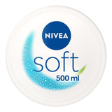 NIVEA Soft Moisturiser Cream for Face Hands & Body 500ml