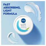NIVEA Soft Moisturiser Cream for Face Hands & Body 500ml