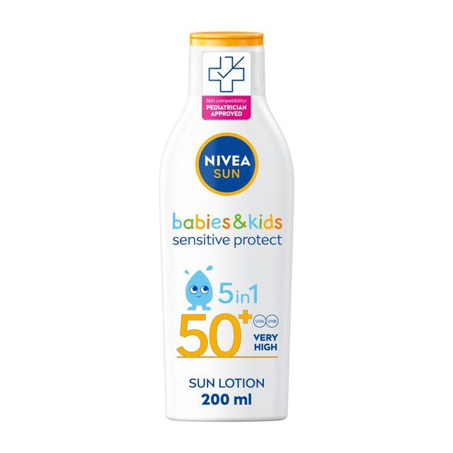 NIVEA SUN Kids Sensitive Protect SPF 50+ Sun Lotion 200ml