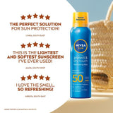 NIVEA SUN Protect & Dry Touch SPF 50 Mist Sunscreen Spray   200ml