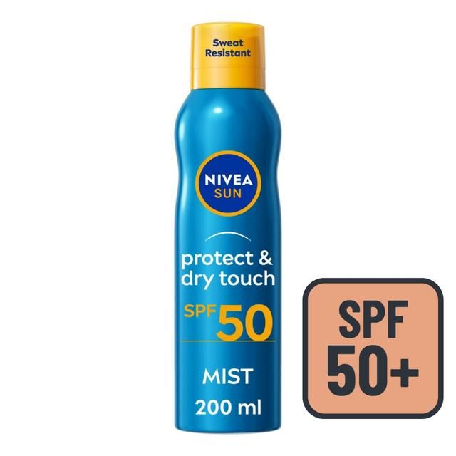 NIVEA SUN Protect & Dry Touch SPF 50 Mist Sunscreen Spray   200ml