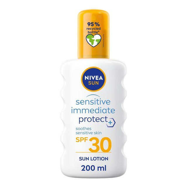 NIVEA SUN Sensitive SPF 30 Sun Lotion Spray 200ml