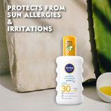 NIVEA SUN Sensitive SPF 30 Sun Lotion Spray 200ml