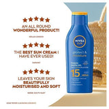 NIVEA SUN Suncream Lotion Protect & Moisture SPF15 200ml