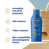 NIVEA SUN Suncream Lotion Protect & Moisture SPF15 200ml