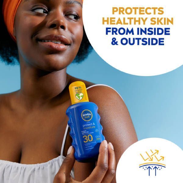 NIVEA SUN Suncream Spray Protect & Moisture SPF30 200ml