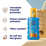NIVEA SUN Tan Activating Spray SPF 30 Protect & Bronze 200ml