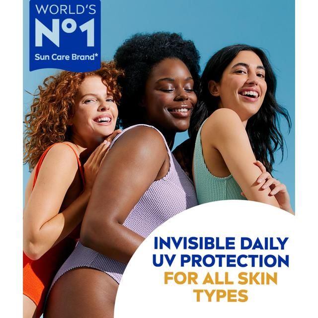 NIVEA SUN UV Face Invisible Daily Fluid SPF 50 Sunscreen   40ml