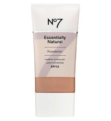 No7 Essentially Natural Foundation SPF15 40ml cool beige