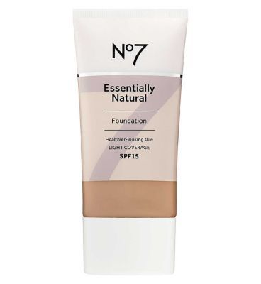 No7 Essentially Natural Foundation SPF15 40ml warm beige
