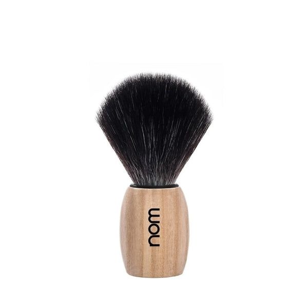Nom OLE Black Fibre Shaving Brush in Blushed Ash Pure Ash