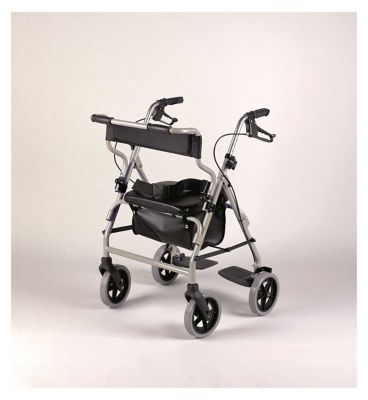 NRS Healthcare A-Series 4-Wheel Rollator – Silver