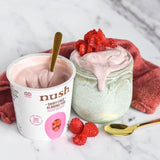 Nush Raspberry Almond yoghurt 350g