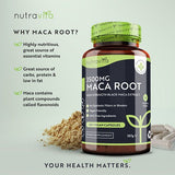 Nutravita Maca Root 3500mg - 180 Vegan Capsules