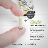 Nutravita Organic Lions Mane - 120 Vegan Capsules