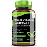 Nutravita Vegan Essential Multivitamins - 120 Vegan Capsules