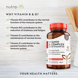 Nutravita Vitamin B Complex with Vitamin D3 - 365 Tablets