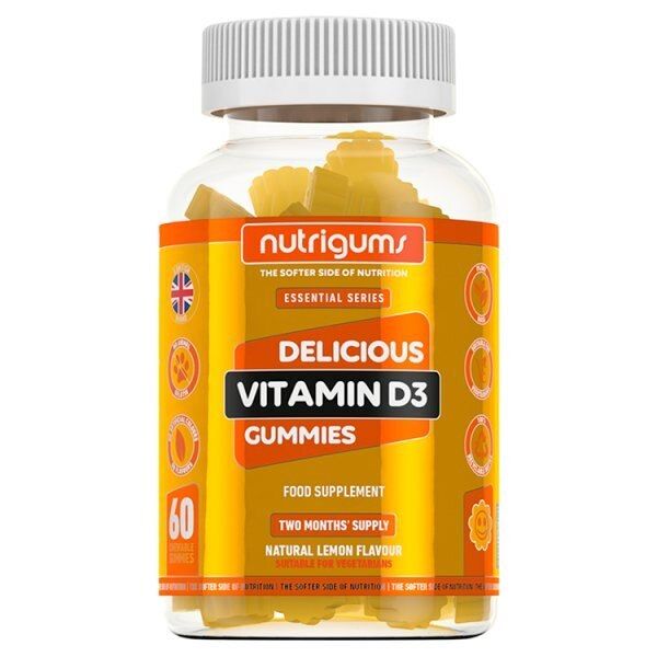 Nutrigums Vitamin D3 Lemon Flavour - 60 Gummies GOODS Superdrug